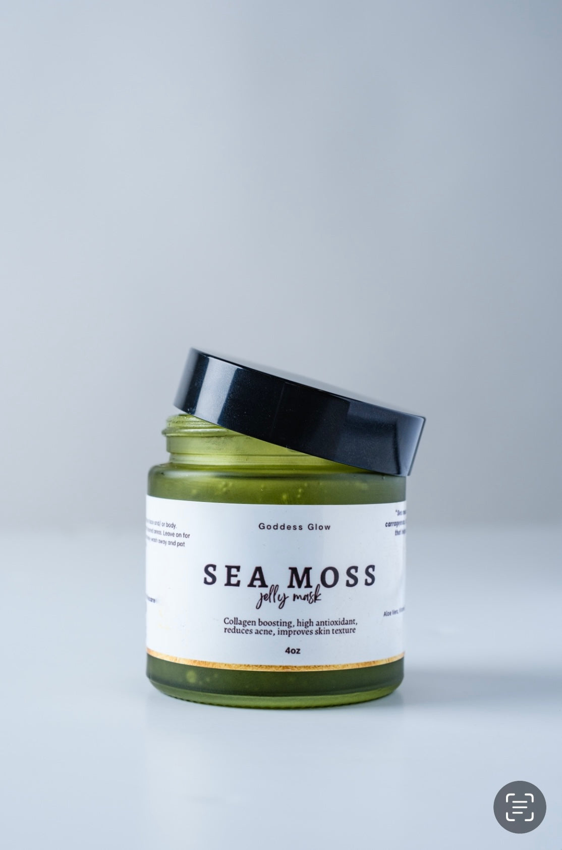 Sea moss jelly mask