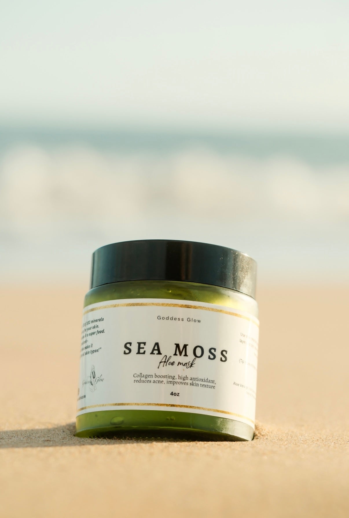 Sea moss jelly mask