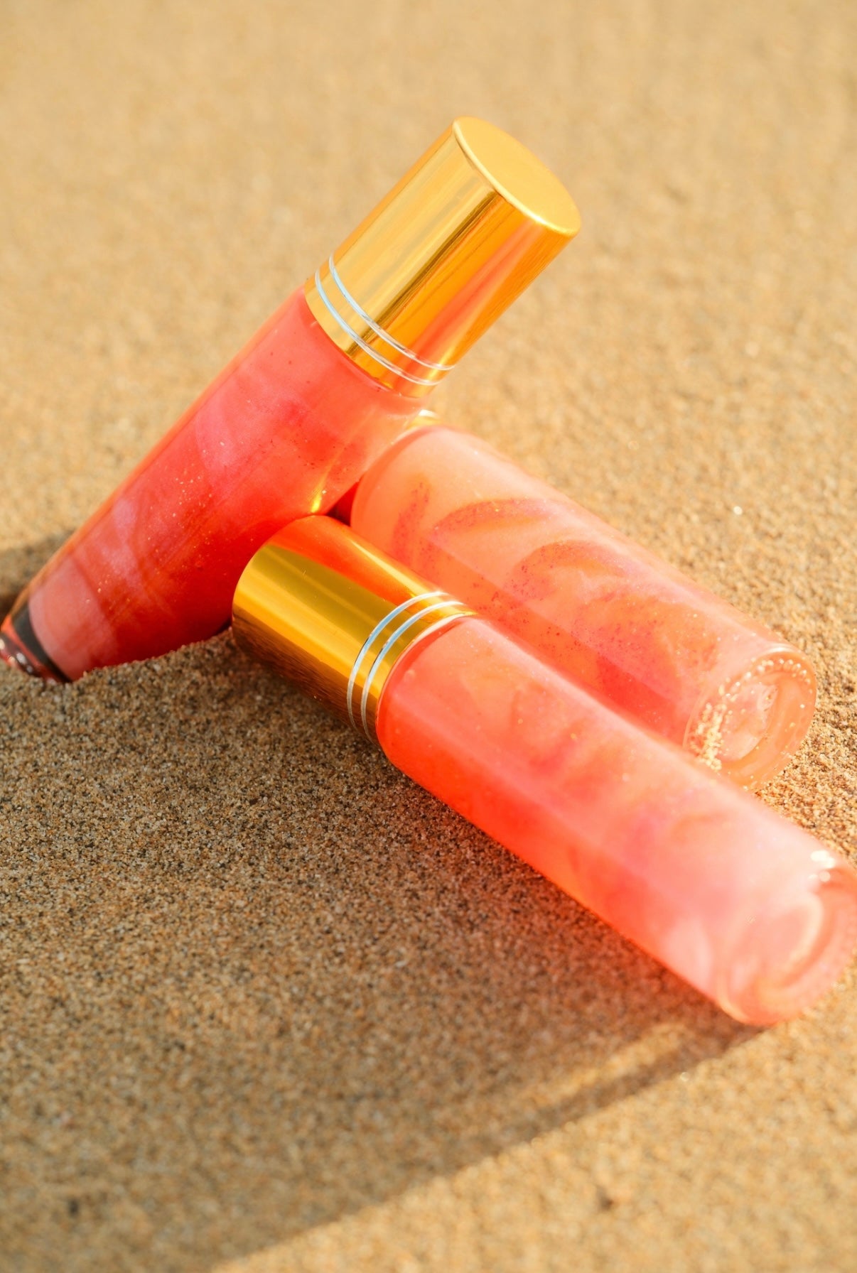 Organic lip oils