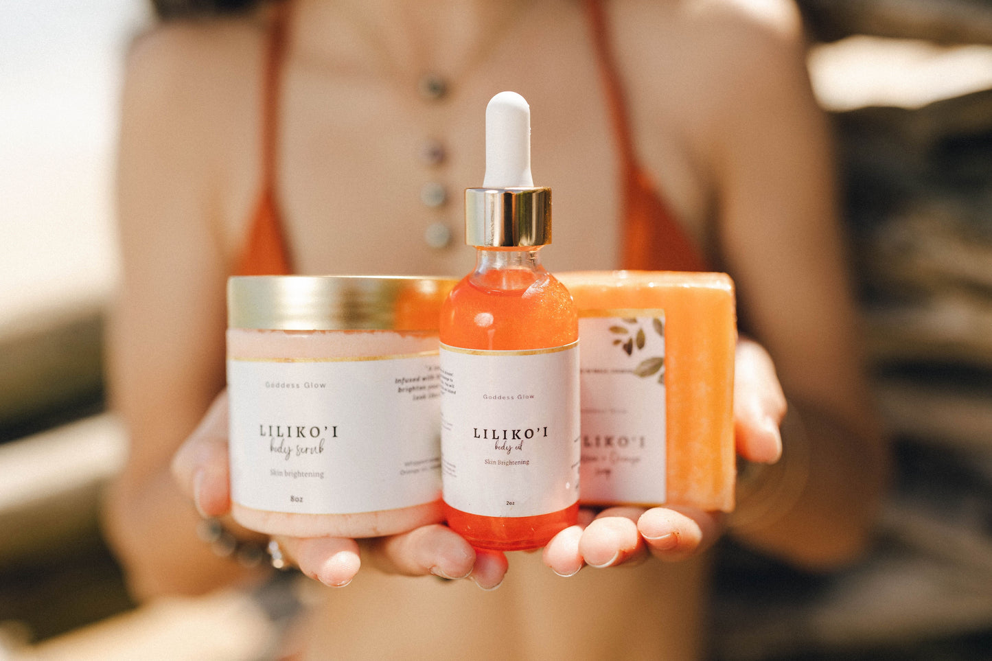 Hawaiian sunset body scrubs